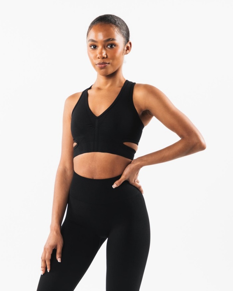 Alphalete Stratus Donna Reggiseni Nere | 21LZDTPKE