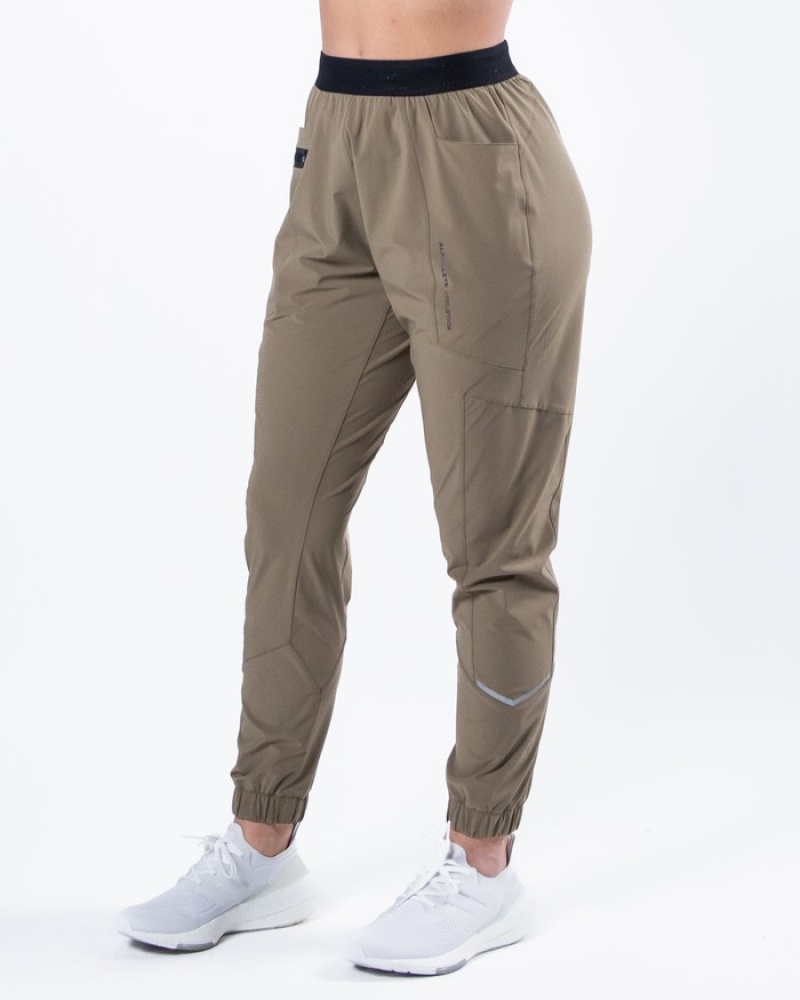 Alphalete Studio Donna Pantaloni Jogger Grigie Marroni | 56SDNWRIG