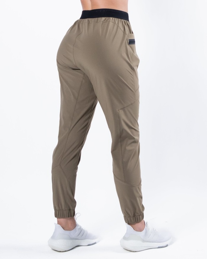 Alphalete Studio Donna Pantaloni Jogger Grigie Marroni | 56SDNWRIG