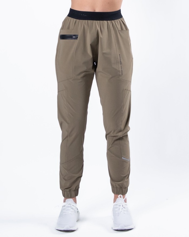 Alphalete Studio Donna Pantaloni Jogger Grigie Marroni | 56SDNWRIG