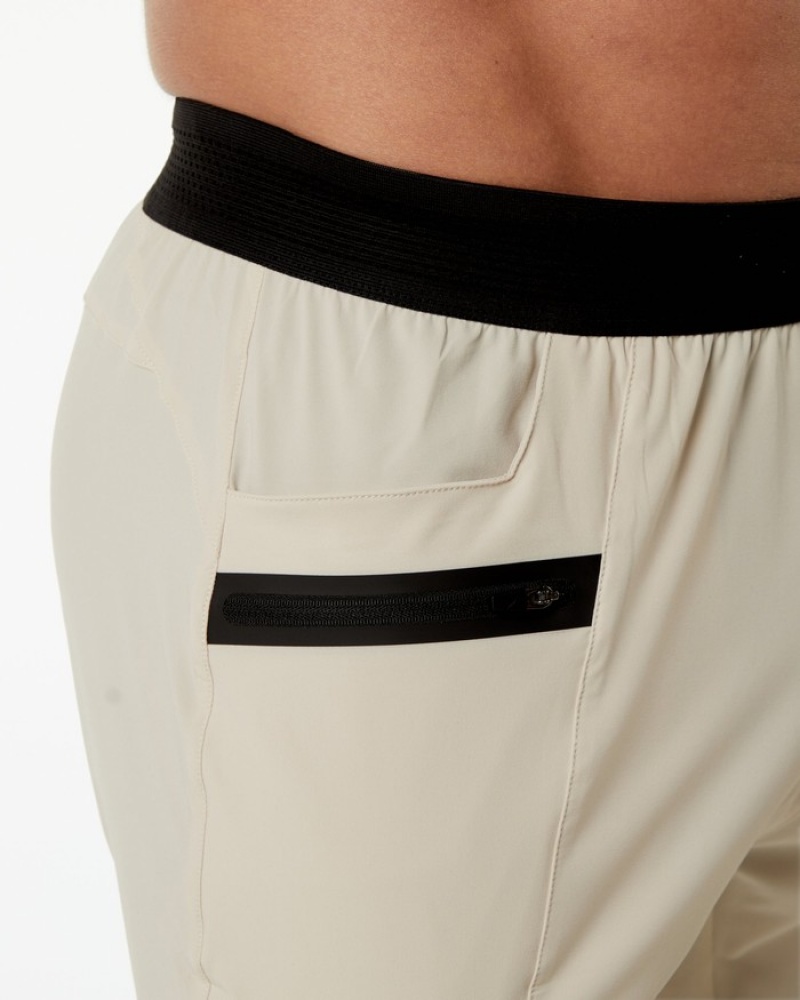 Alphalete Studio Uomo Pantaloni Jogger Gialle Chiaro | 82BAWJMYR