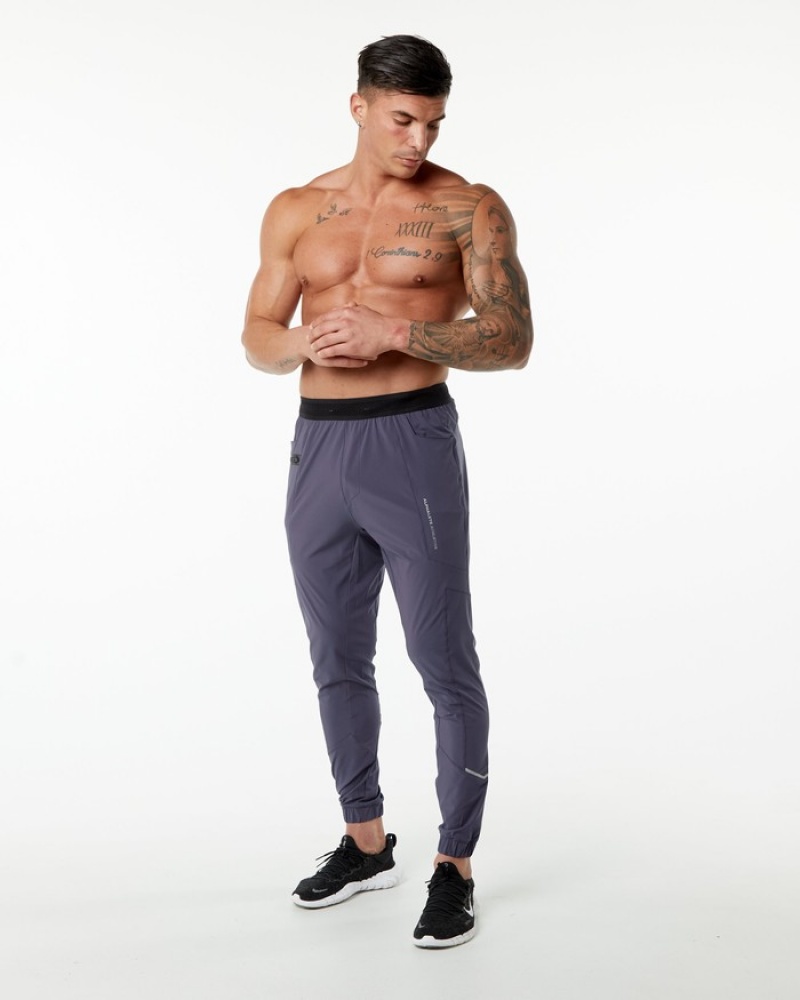 Alphalete Studio Uomo Pantaloni Jogger Viola | 50ISRZYAE
