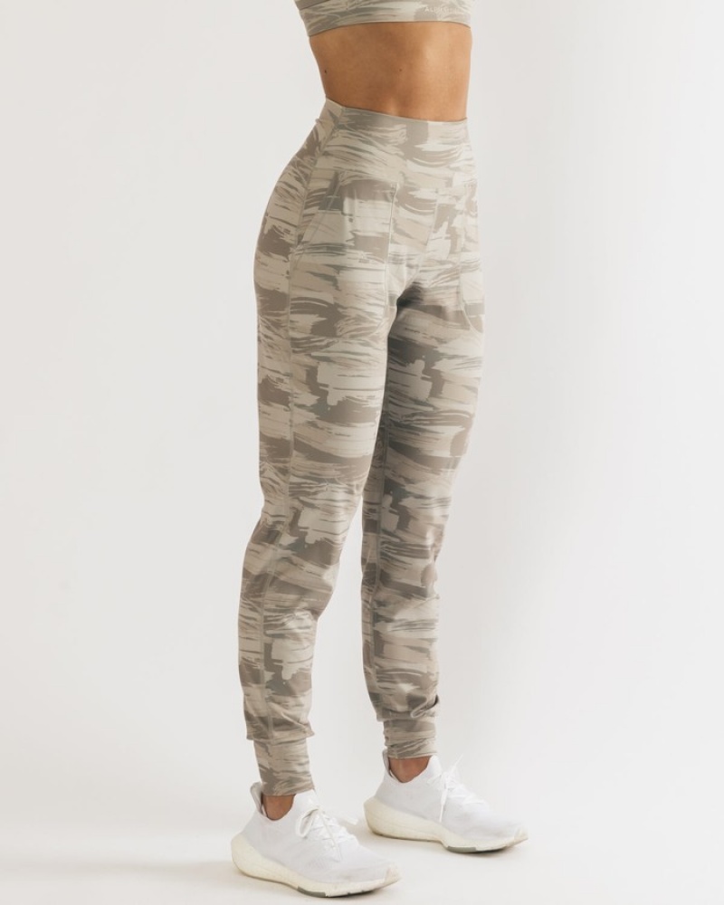 Alphalete Surface Expanse Donna Pantaloni Jogger Camouflage | 18TPGVDEA