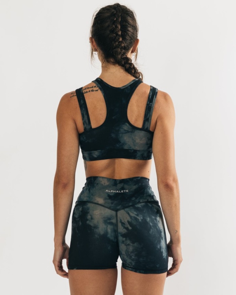 Alphalete Surface Keyhole Donna Reggiseni Nere | 73BNXWHRS