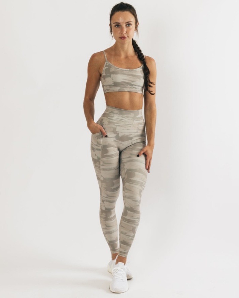 Alphalete Surface Pocket Donna Leggings Camouflage | 28KROWLZF