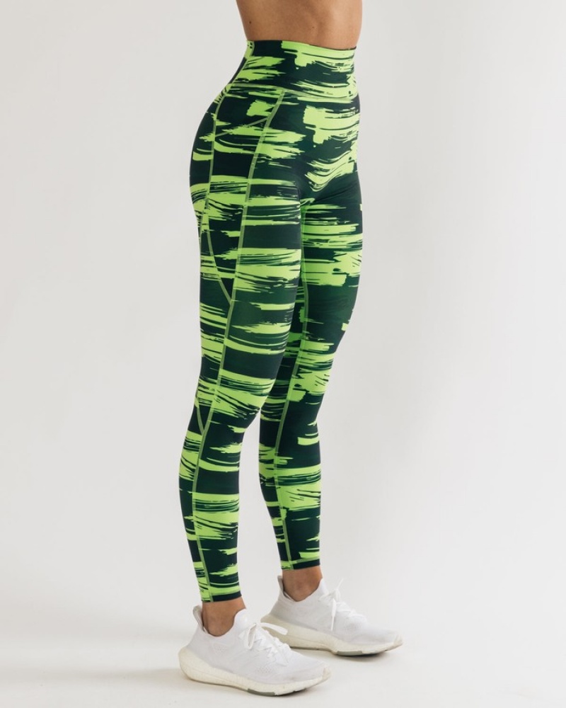Alphalete Surface Pocket Donna Leggings Camouflage | 84JRWICFY