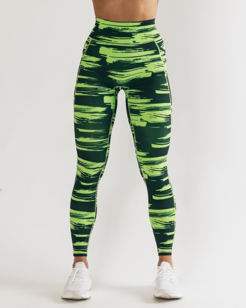 Alphalete Surface Pocket Donna Leggings Camouflage | 84JRWICFY