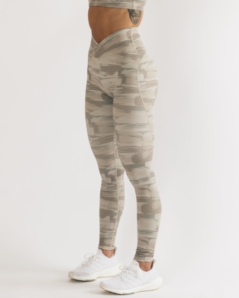 Alphalete Surface Power Donna Leggings Camouflage | 27IXZNQPM