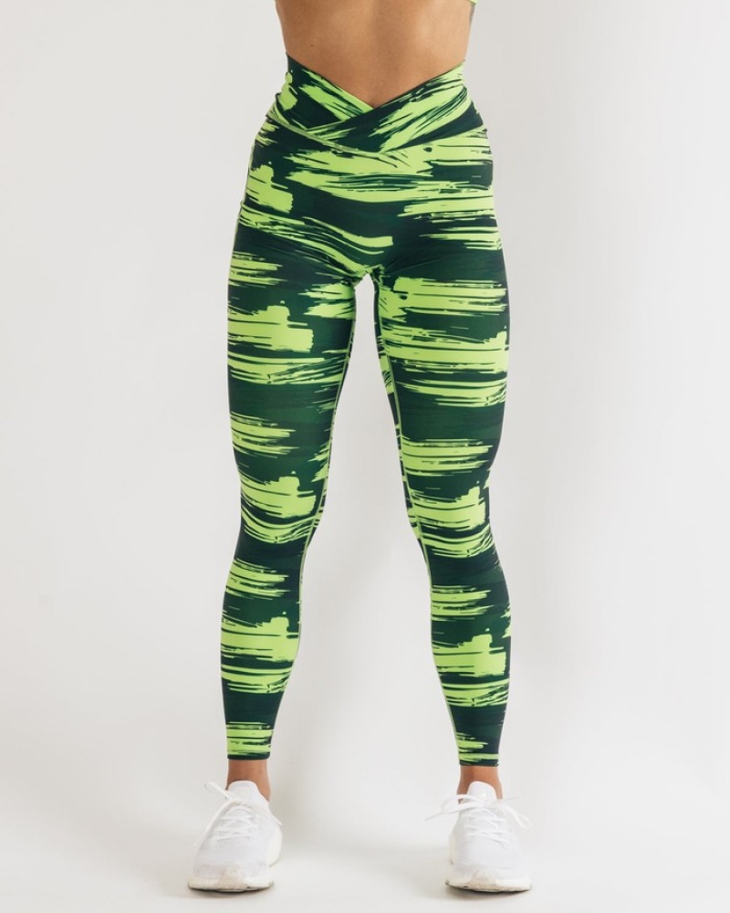 Alphalete Surface Power Donna Leggings Camouflage | 50VOKPGQN