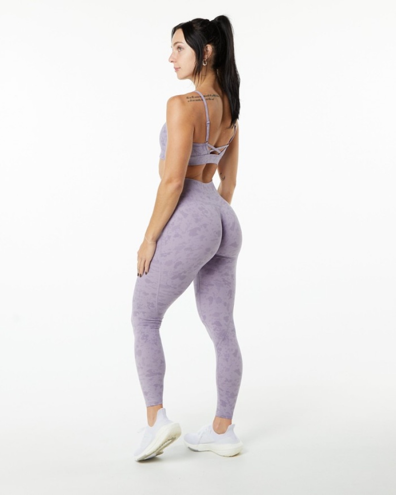 Alphalete Surface Power Donna Leggings Viola | 08PYCMQKF