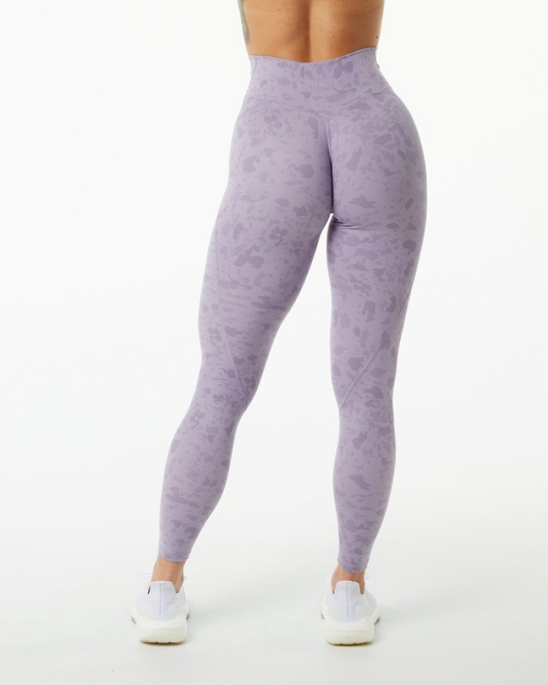 Alphalete Surface Power Donna Leggings Viola | 08PYCMQKF