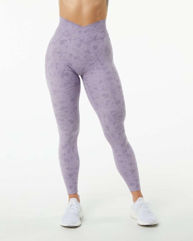 Alphalete Surface Power Donna Leggings Viola | 08PYCMQKF