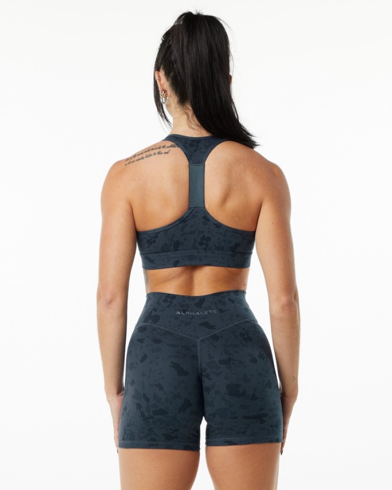 Alphalete Surface Wrap Donna Reggiseni Blu | 90GFQPSEM