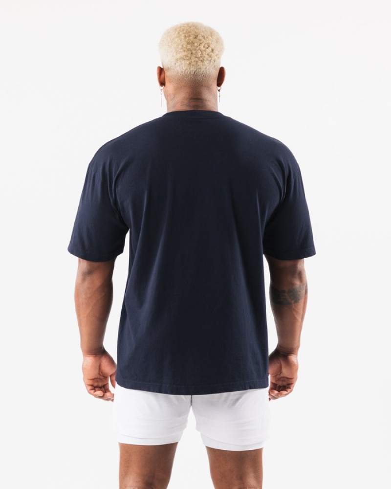 Alphalete Texas Donna Camicie Blu Marino | 64WKVGNFM