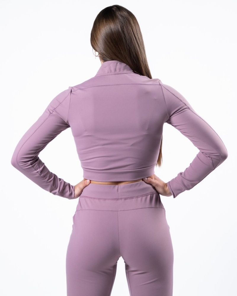 Alphalete Trace Donna Giacche Viola | 54UQVYTOH