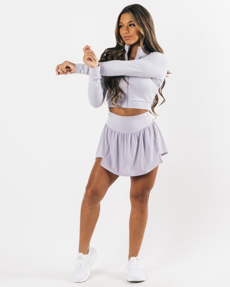 Alphalete Trace Donna Giacche Viola | 84ZQRHLPN