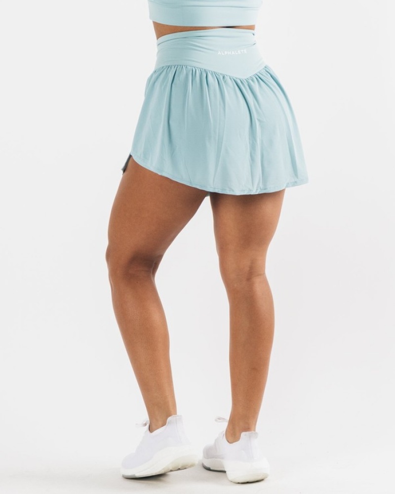 Alphalete Trace Donna Gonne Blu | 96CHZKEIX