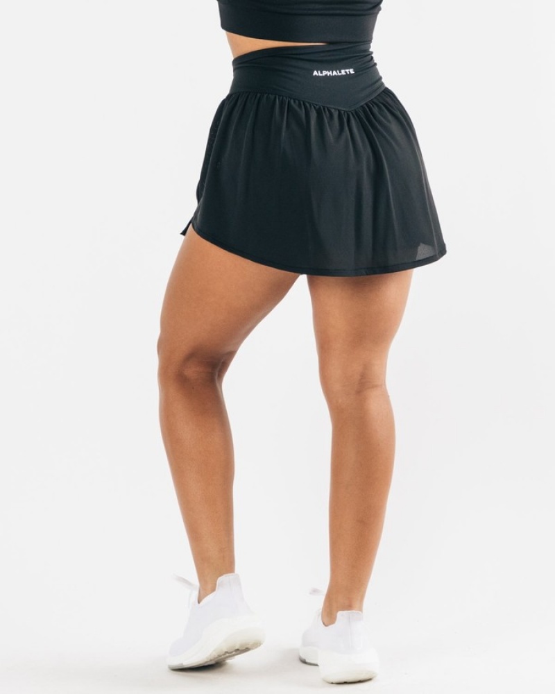 Alphalete Trace Donna Gonne Nere | 43WQRSITZ