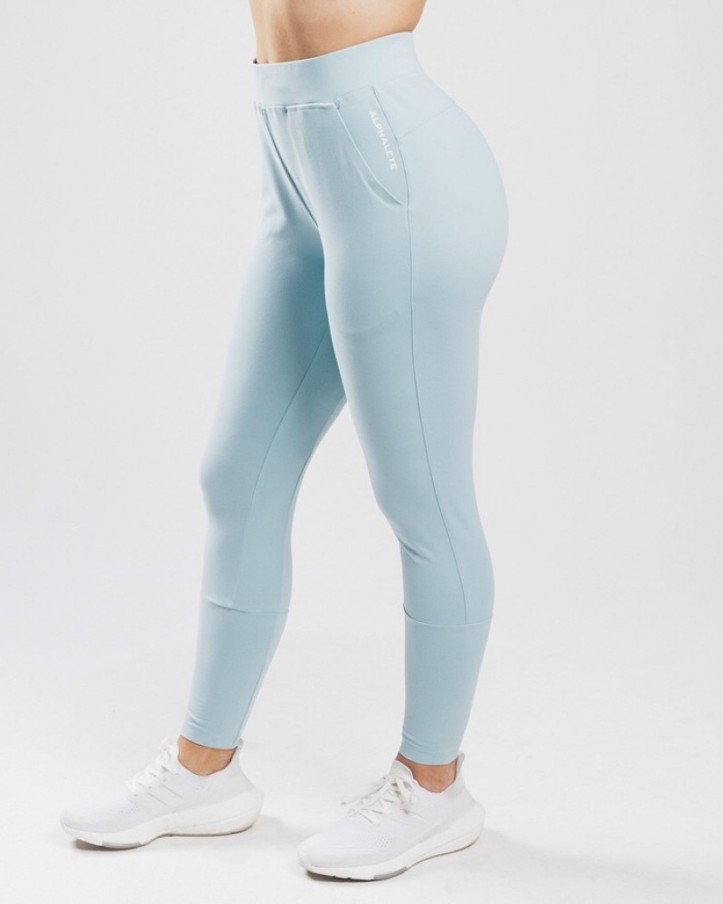 Alphalete Trace Donna Pantaloni Jogger Blu | 24YATMFWS
