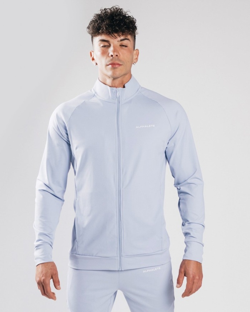 Alphalete Trace Uomo Giacche Blu | 42UTRBQHM