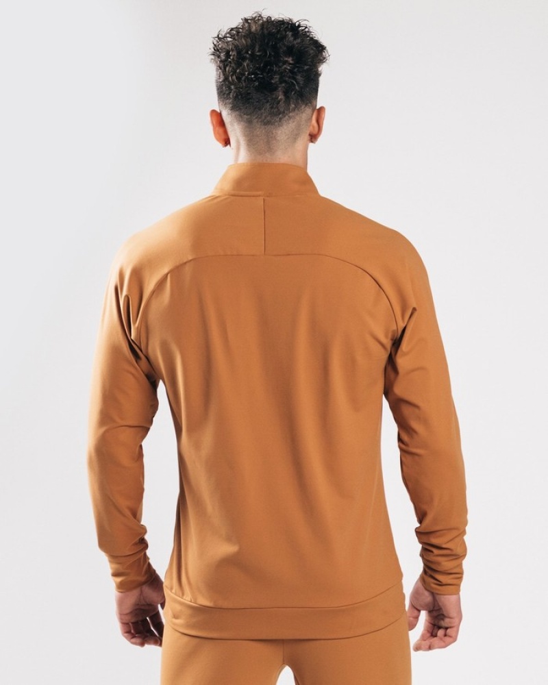 Alphalete Trace Uomo Giacche Marroni | 47CWJOTYE