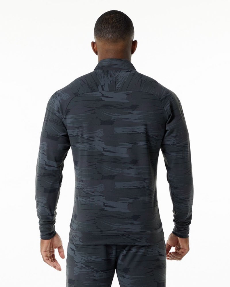 Alphalete Trace Uomo Giacche Nere Camouflage | 37DWMGTLC