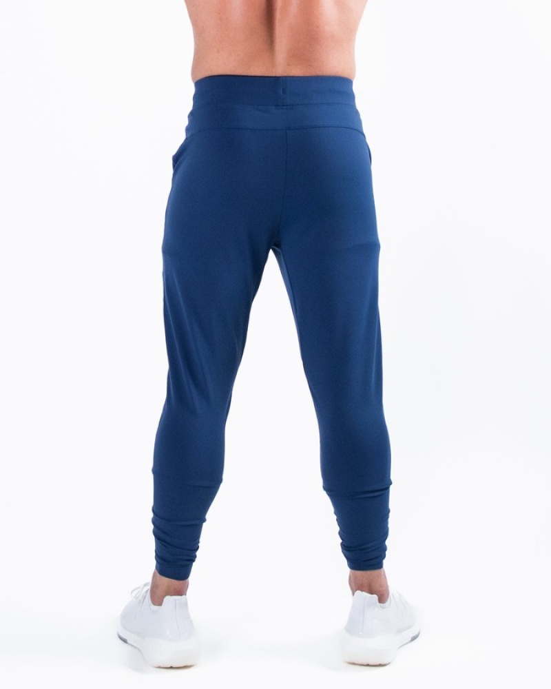 Alphalete Trace Uomo Pantaloni Jogger Blu | 20KJTGMDE