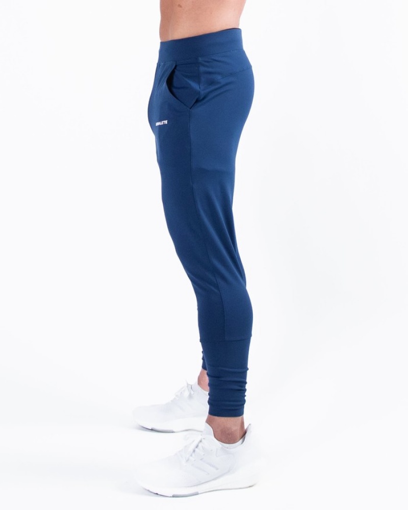 Alphalete Trace Uomo Pantaloni Jogger Blu | 20KJTGMDE