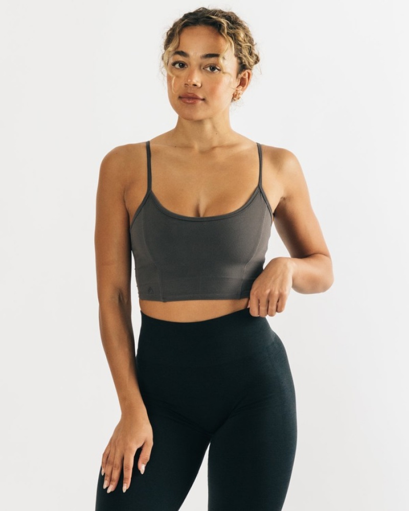 Alphalete Ultrasoft Allure Donna Canotta Grigie | 04GOFUKLX