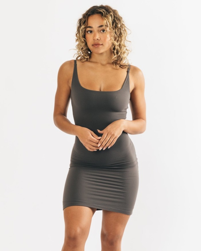 Alphalete Ultrasoft Allure Donna Vestito Grigie | 62ROENJSV