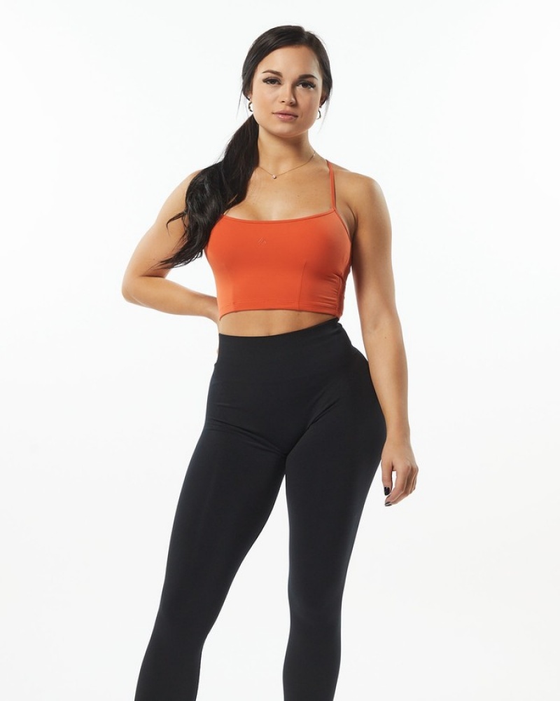 Alphalete Ultrasoft Camisole Donna Canotta Arancioni | 59LNDPIHS