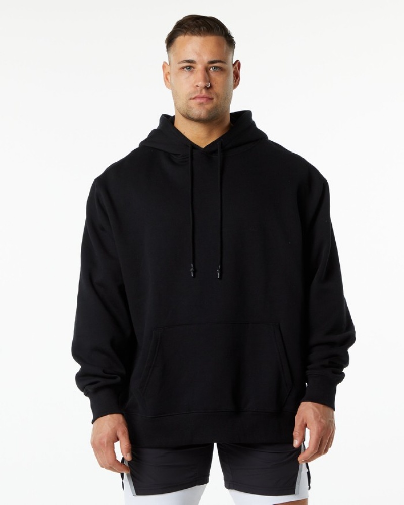 Alphalete Unity Uomo Felpa Con Cappuccio Nere | 41SJWMAFZ