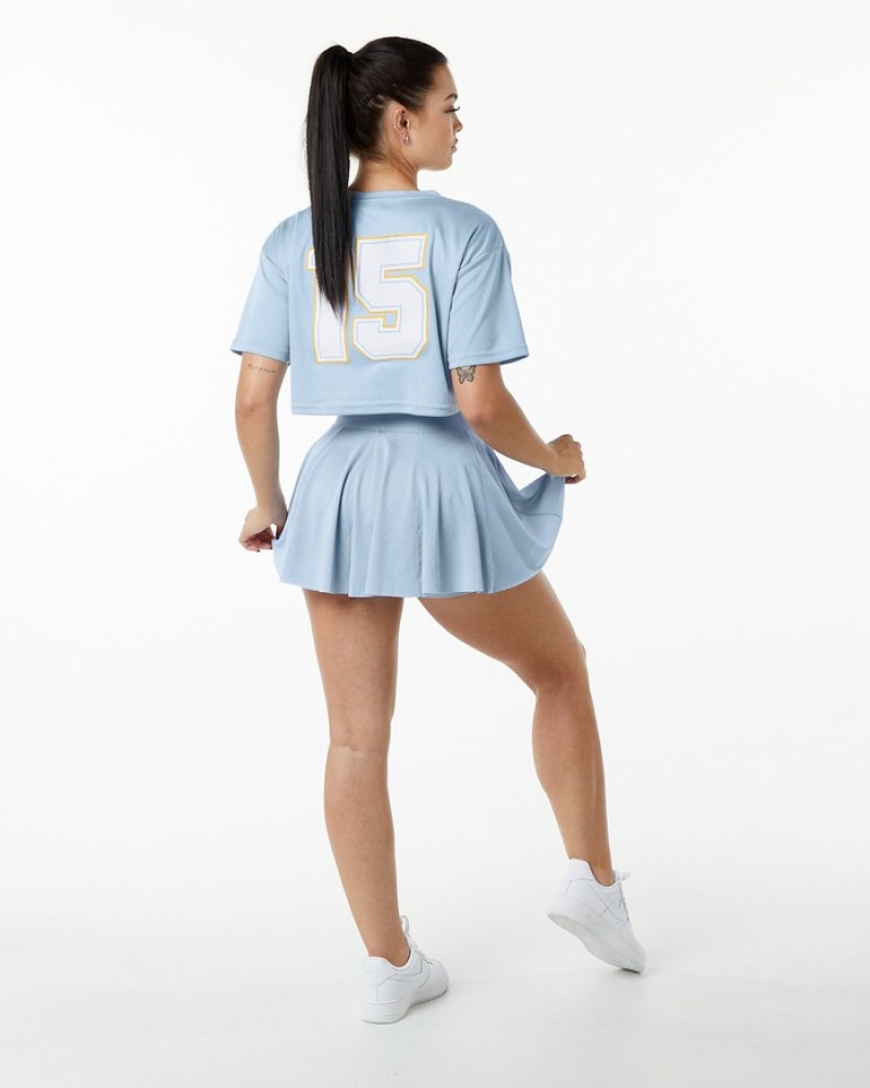 Alphalete Varsity Donna Gonne Blu Chiaro | 27CDHGAIT