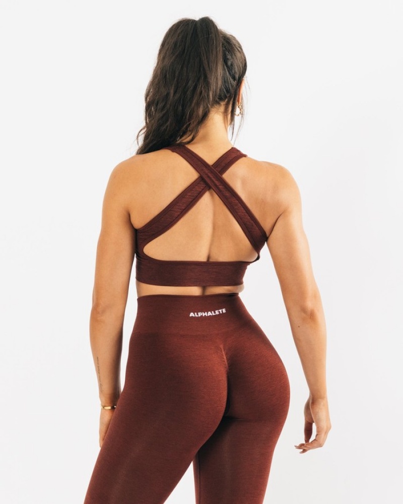 Alphalete Vault Donna Reggiseni Rame | 97AXPMUNW