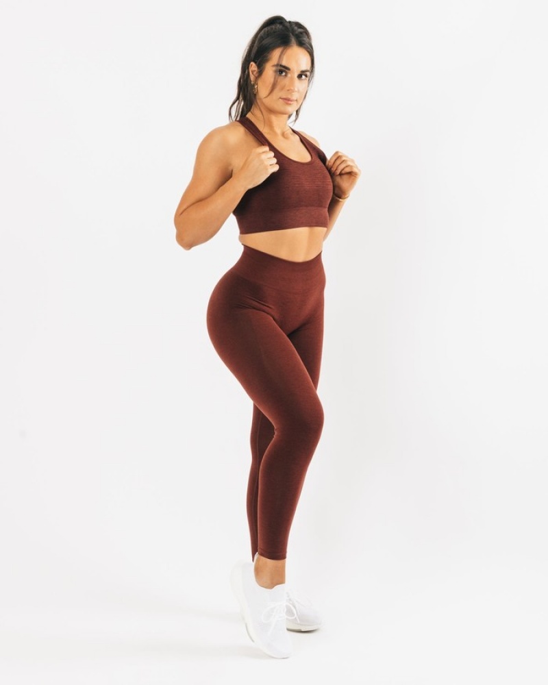 Alphalete Vault Donna Reggiseni Rame | 97AXPMUNW