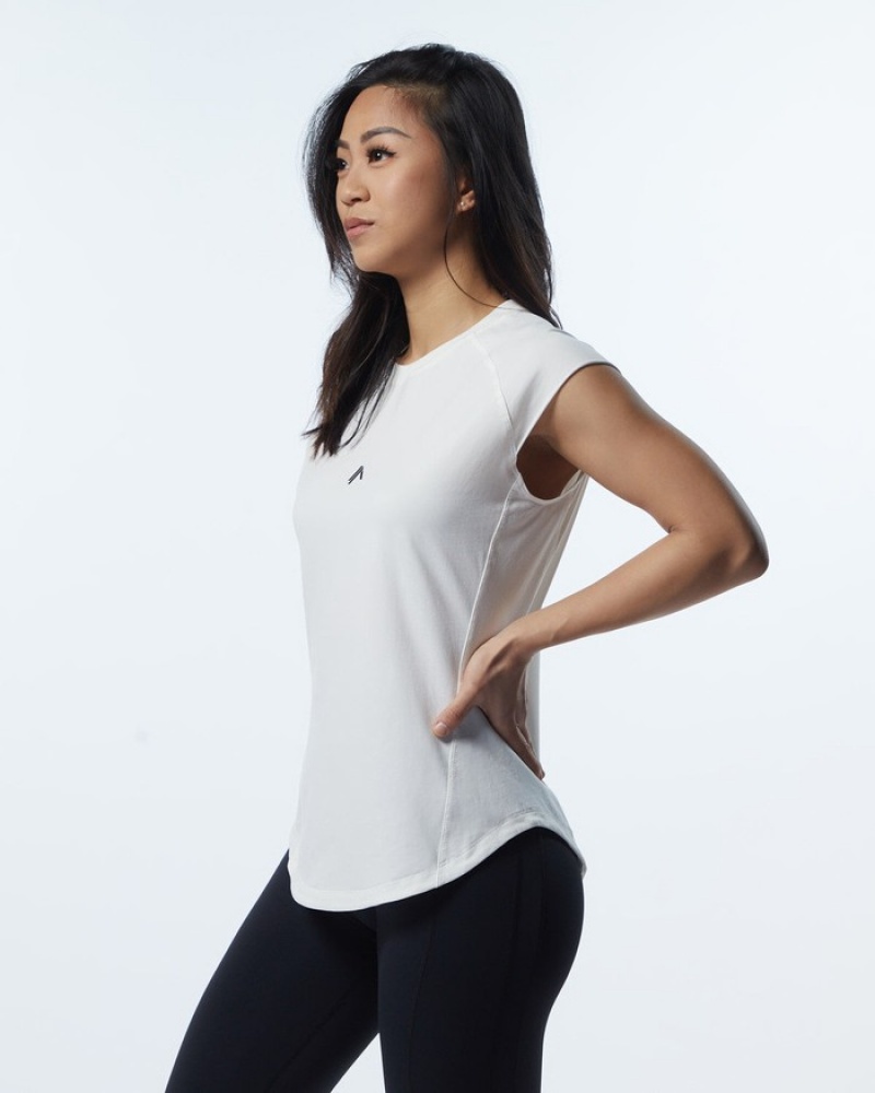 Alphalete Velocity Donna Camicie Bianche | 71UAKRHXT