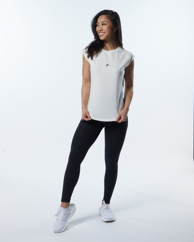 Alphalete Velocity Donna Camicie Bianche | 71UAKRHXT