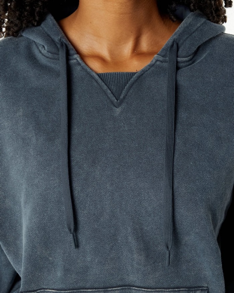 Alphalete Very Terry Donna Felpa Con Cappuccio Blu | 62BZMTYRG