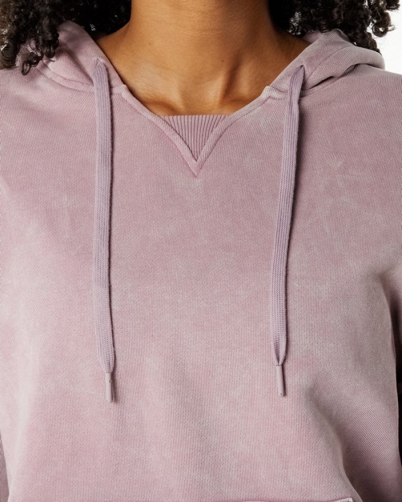 Alphalete Very Terry Donna Felpa Con Cappuccio Rosa | 81EFZUGAM