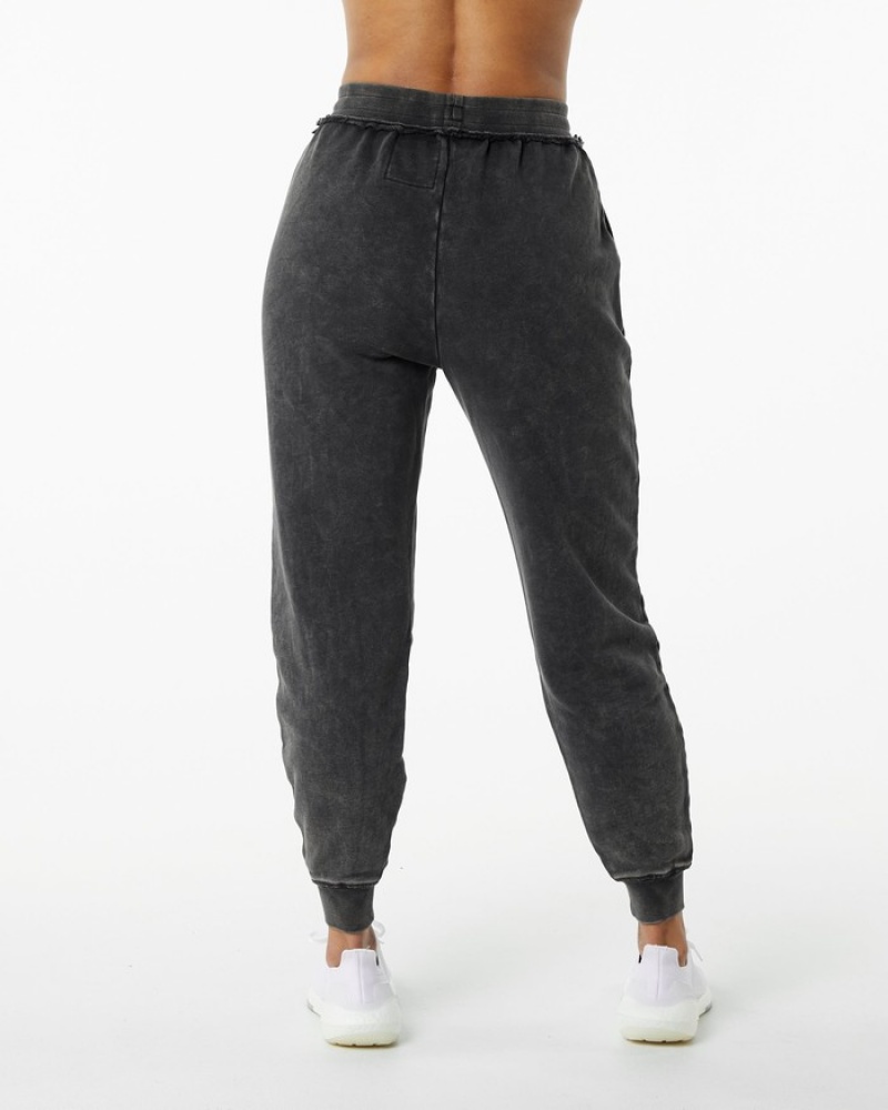Alphalete Very Terry Donna Pantaloni Jogger Nere | 51OHKCGDZ