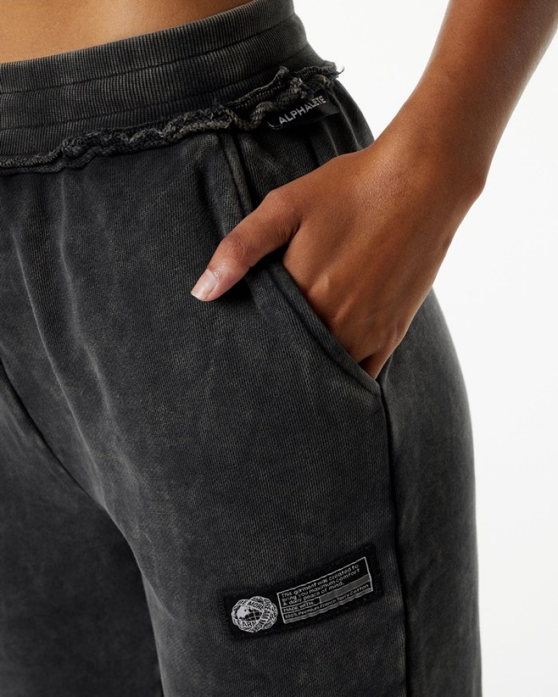 Alphalete Very Terry Donna Pantaloni Jogger Nere | 51OHKCGDZ