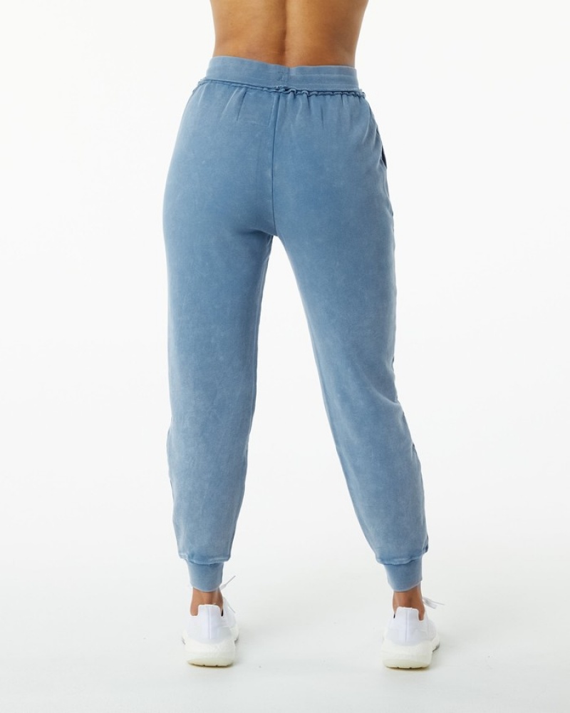 Alphalete Very Terry Donna Pantaloni Jogger Blu | 90GSIUBHC