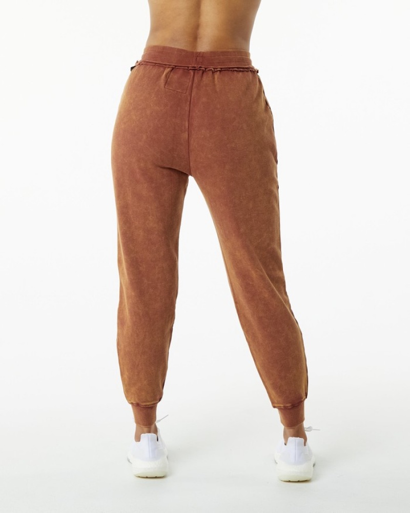 Alphalete Very Terry Donna Pantaloni Jogger Khaki | 29HPLZRSX