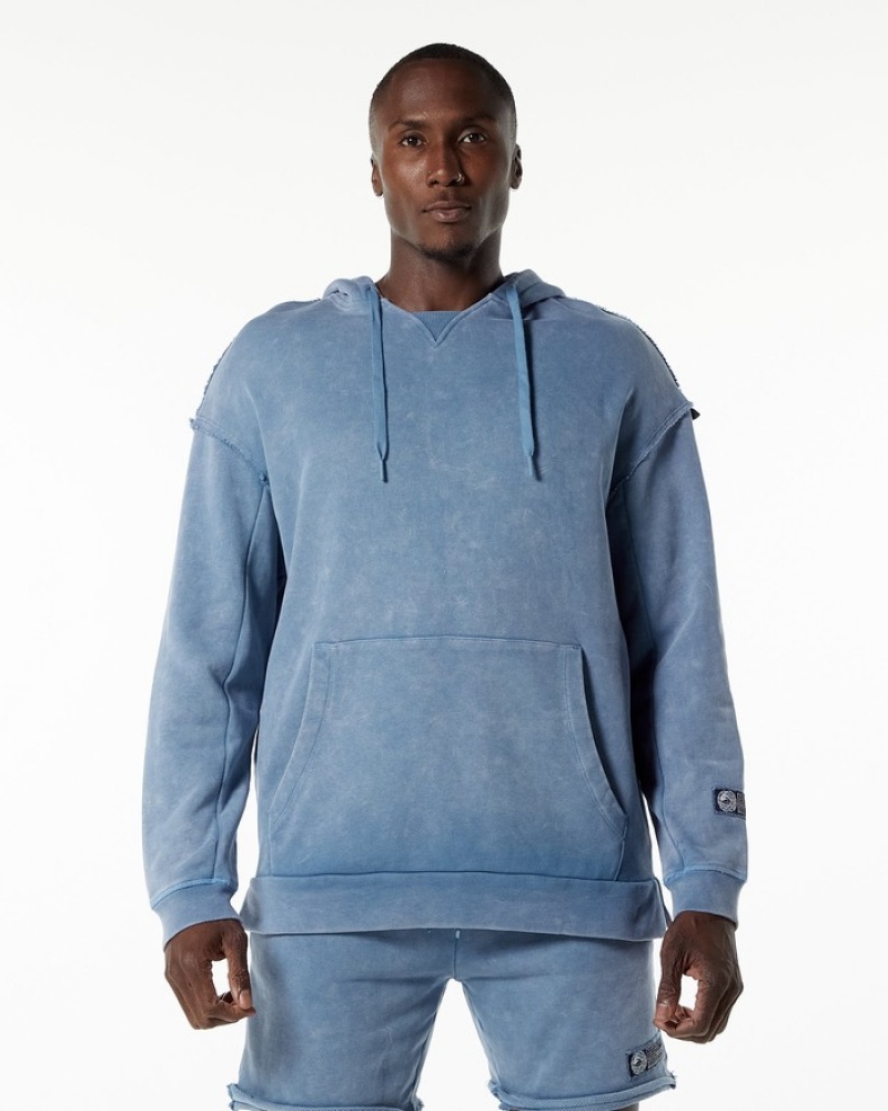 Alphalete Very Terry Uomo Felpa Con Cappuccio Blu | 58NRGXITB