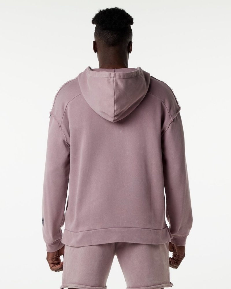 Alphalete Very Terry Uomo Felpa Con Cappuccio Rosa | 39IJDBYUE