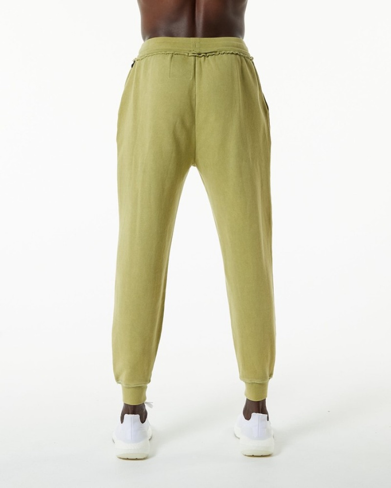 Alphalete Very Terry Uomo Pantaloni Jogger Verdi | 86SVITQFO