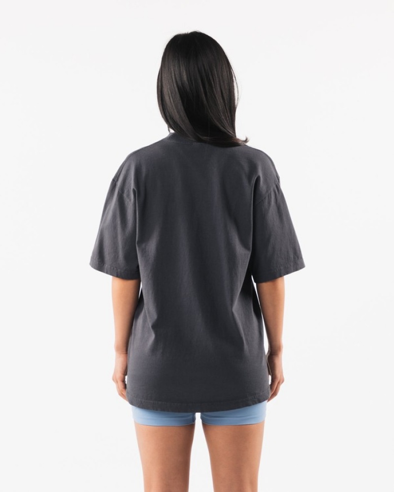 Alphalete Wolf Head Uomo Camicie Blu | 01SHRJQID